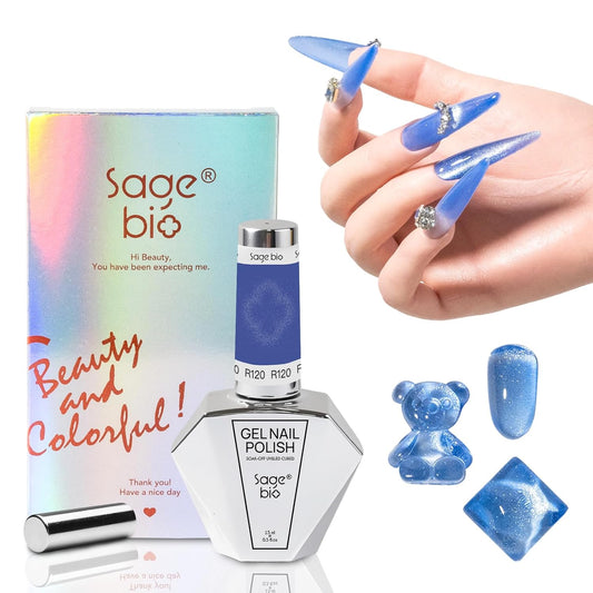 Multifunctional Cat Eye Gel Nail Polish, No Base or Top Coat Required, 15ml, Lasts Up to 4 Weeks, UV/LED Cured, Easy Application, R120