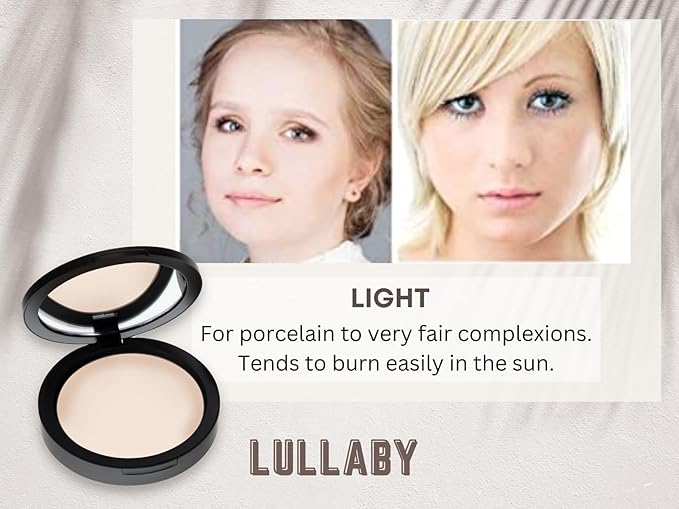 Mineral Dual Powder in Lullaby (Light) | 4-in-1 Pressed Mineral Foundation with SPF 15 for Flawless Glow & Soft Looking Skin | Oil Free, Talc Free, Gluten Free | 0.45 Oz | by Mommy Makeup