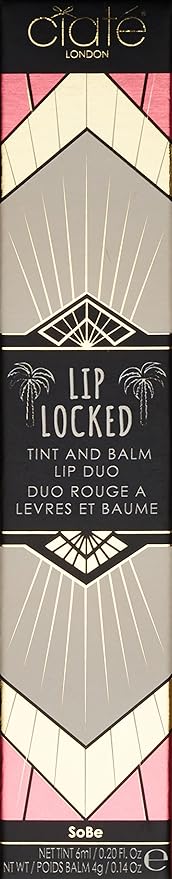 Ciate London Lip Locked Tint and Balm Lip Duo, Sobe/Pink