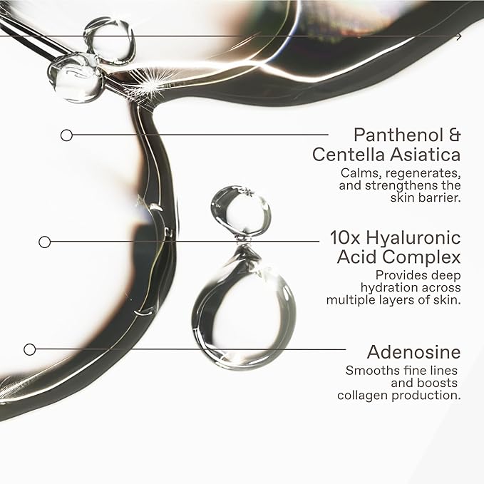 Super Moisture, 2 in 1 Day to Night Serum & Moisturizer Spray, Hydration & Repair Formula with Hyaluronic Acid, Exosomes & NAD+, Collagen Support, Skin Care for Men, All Skin Types, 100 mL