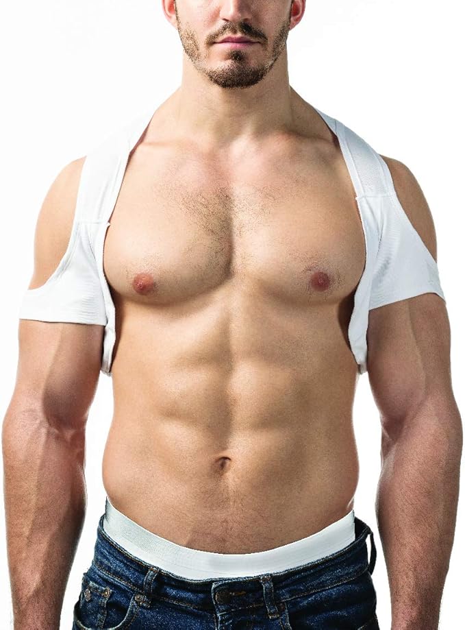 Underarm Sweat Pads Vest for Men – Men’s Invisible Sweatproof Undershirt