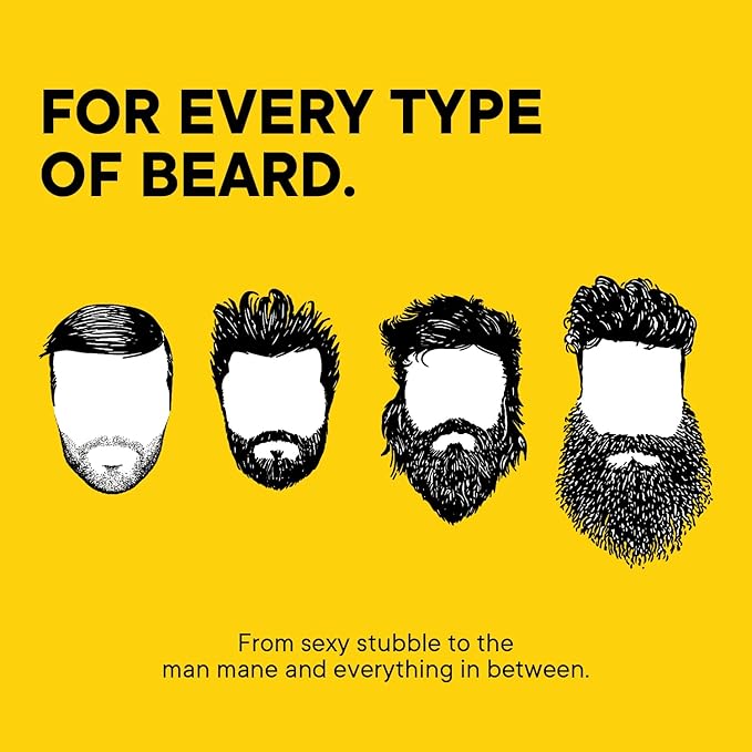 TOOLETRIES Beard Scrubber - Silicone Beard Brush & Exfoliator for Men, Deep Cleans & Unclogs Pores, Ergonomic Handle Design, Removes Beardruff - Charcoal