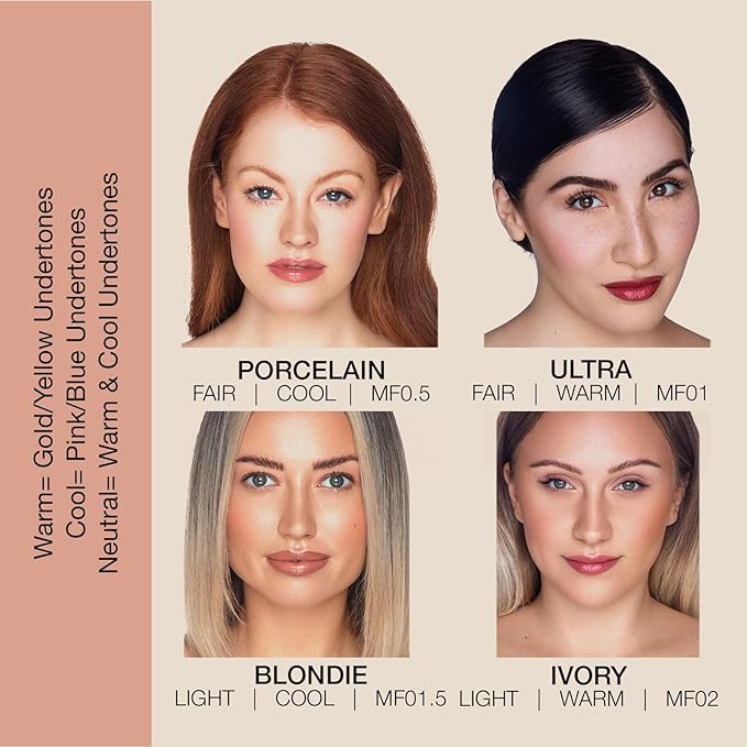 bellapierre Mineral Foundation SPF 15 - Loose Powder Foundation | Vegan & Cruelty Free Natural Makeup | Full Coverage Matte Finish | Hypoallergenic | Oil & Talc Free - 0.32 Oz - Brown Sugar