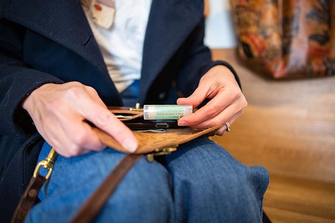 Zambeezi Fair Trade, Organic Beeswax Lip Balm - CORE 4 Pack (Wild Rose, Tangerine, Sweet Basil and Lemongrass) - Ethically Sourced