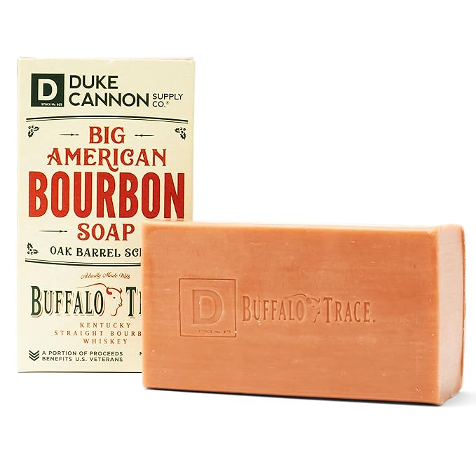 Duke Cannon Big Brick of Soap 3-Pack – Bourbon – Men’s Heavy Duty Soap, Natural Ingredients, Long-Lasting, Rich Masculine Scent, 10 oz Each