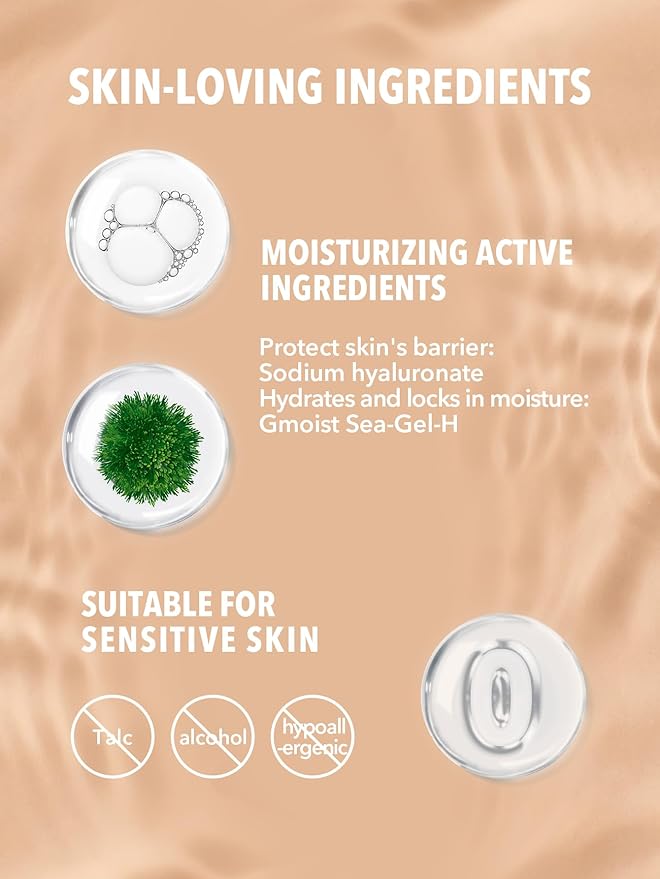 SHEGLAM Hydrating Cream Full Coverage Foundation Balm Long Lasting Concealer Face Foundation for Dry Skin - Truffle