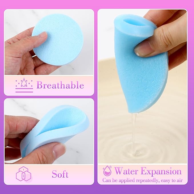 480 Pcs Compressed Facial Sponges 4 Colors Round Compressed Face Sponge for Clean, Reusable Makeup Removal Exfoliating PVA Facial Sponge for Esthetician Women Makeup Removal Wash Face Beauty Mask Spa