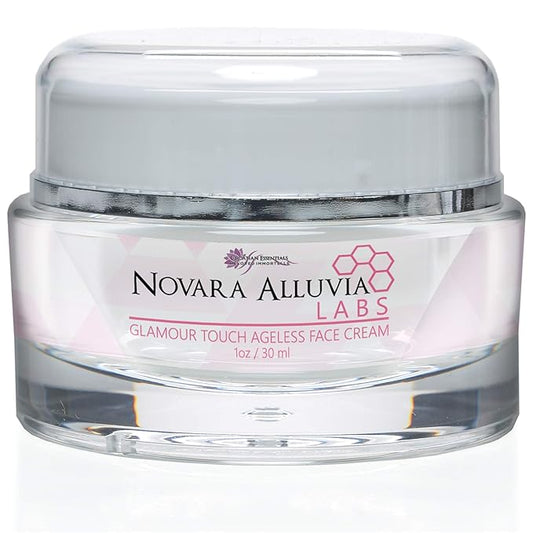 Novara Cream - Novara Alluvia Labs Anti Aging - Glamour Touch Ageless Face Cream - Help Your Skin Look and Feel Youthful and Firm - Help Erase the Wrinkles and the Appearance of Aging - Night Cream