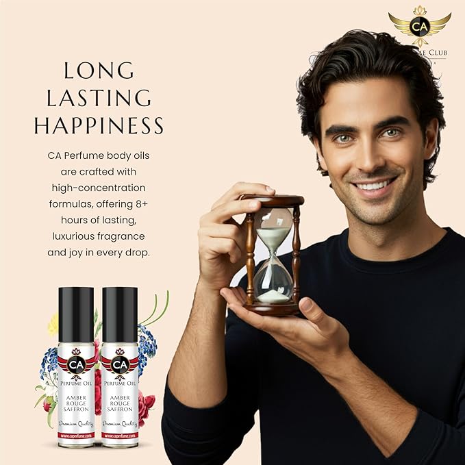 CA Perfume Impression of Noir Extreme For Men Fragrance Body Oil Roll-On 0.3 Fl Oz/10ml