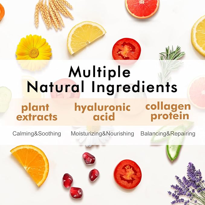 60 Pack Collagen Essence Face Masks Skincare for Women, Hydrating Sheet Face Masks Suitable for Dry and Sensitive Skin, Bulk Facial Masks for Women Skin Care, Face Mask Gifts Set for Spa Party