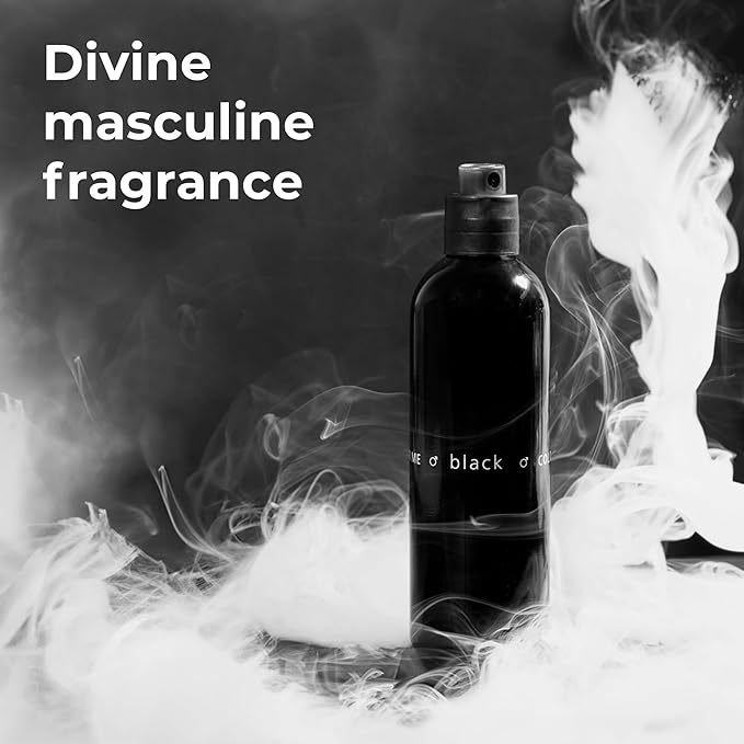 COLOUR ME Milton-Lloyd Black Homme - Eau de Parfum - Long Lasting Perfume for Men - Vanilla, Sandalwood Cologne for Men - Woody Men's Cologne - 3 oz.