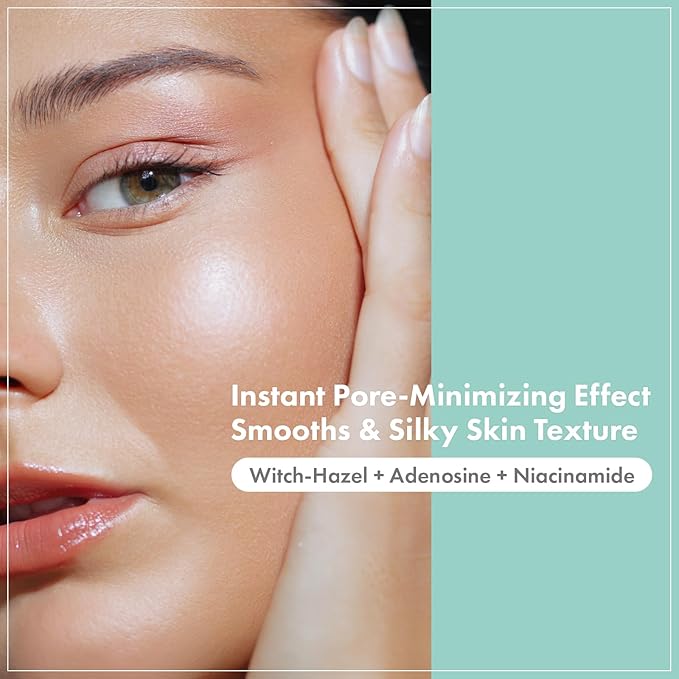 Pore Tightening Serum, Instantly Reduces Pores, Smooths Skin & Strengthens Barrier, Formulated With Niacinamide & Allantoin, Pore Minimizer For Face, Korean Skin Care, 30ml, 1.01 fl. oz.