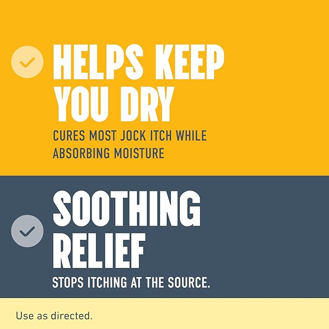 Lotrimin Antifungal Jock Itch Medicated Powder with Miconazole Nitrate, Jock Itch Treatment for Men, Women, and Kids Over The Age of 2, 6.25 oz Bottle