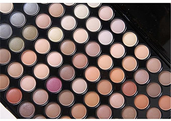 Naked Nude Eyeshadow Palette with Mirror and Eyeshadow Applicators, 88 Color Neutral Warm Matte Shimmer Eye Shadow Palette Makeup for Brown, Green, Blue, Hazel, Grey Eyes Makeup Kit for Women