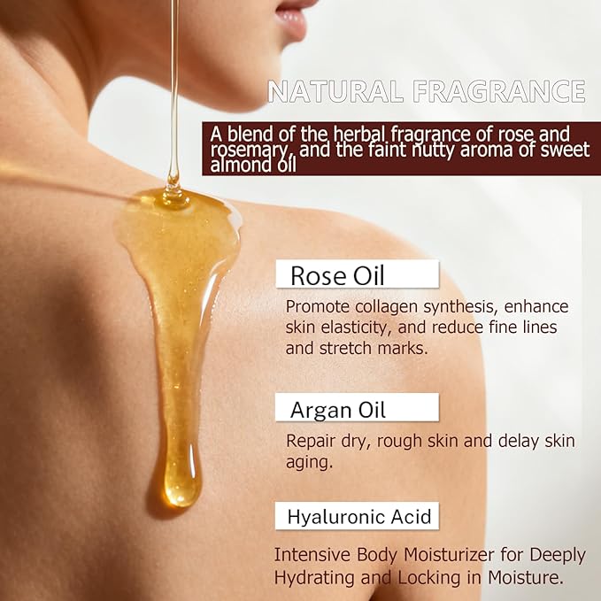 Body Firming Oil,Glow body oil for women,Body Oil After Shower Tightening&Hydrating Treatment for Arms,Legs,Stomach&Body,Natural Firming Oil for Dry Skin,Non-Greasy Body Serum-2pk (4.06 FL OZ)