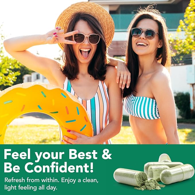 Body Deodorizing Supplement,Chlorophyll Capsules for Body Odor, Fresh Breath,Chlorophyll Capsules Supports Immunity and Digestion,for Men & Women,Vegan(120 Caps)