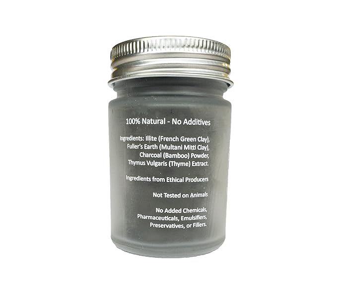 100% Natural Acne Prone Skin Clay Mask 120g All Clay & No Water