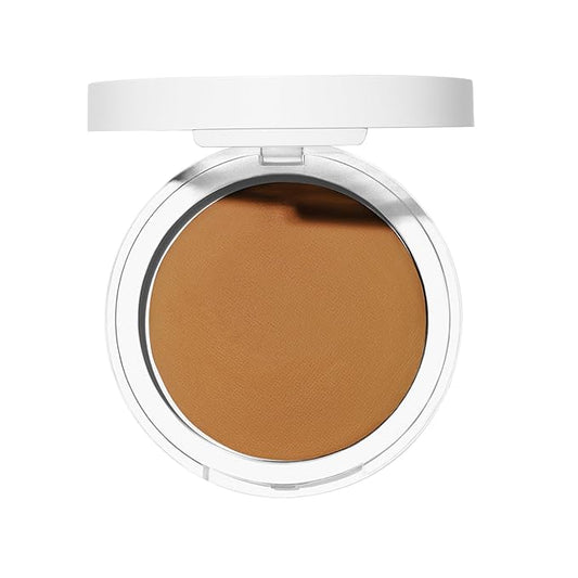 Well People Bio Powder Foundation, Lightweight & Hydrating Foundation For Perfecting & Smoothing Skin, Semi-Matte Finish, Vegan & Cruelty-free, 9W