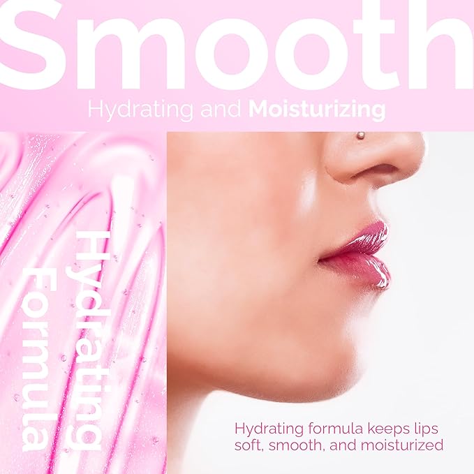 LuxeLip™ Matte Lipstick, Hydrating Non-Sticky Lip Gloss for Luminous Shine & Moisturized Lips, Lightweight, Long-Lasting Glossy Finish, Cruelty-Free Lip Makeup for Women (Punchy Pink, 8ml)