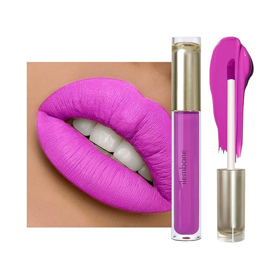 Hot Pink Liquid Lipstick - Long Lasting, Smudge-Proof, Transfer-Resistant Lip Color,Waterproof, Non-Transfer Formula (Urban Chic)