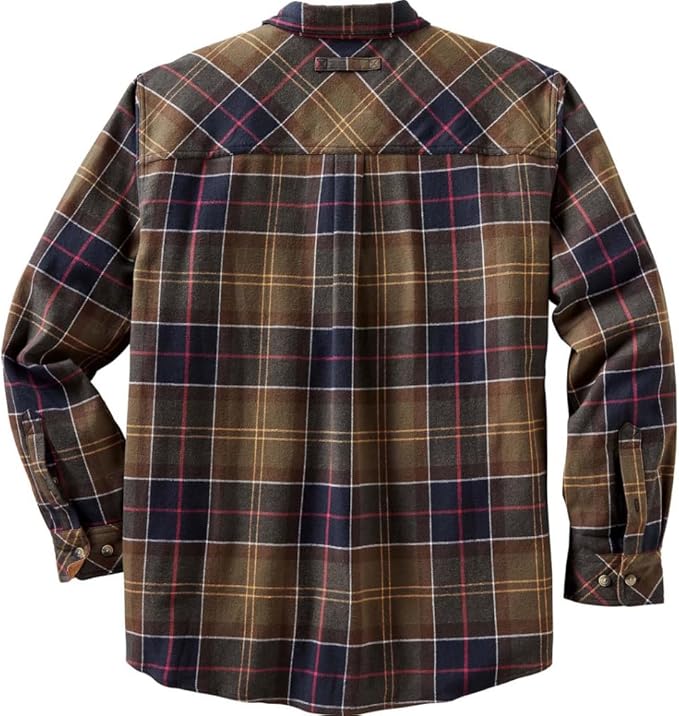 Legendary Whitetails Men's Flannel Shirt Long Sleeve Button Down 100% Cotton