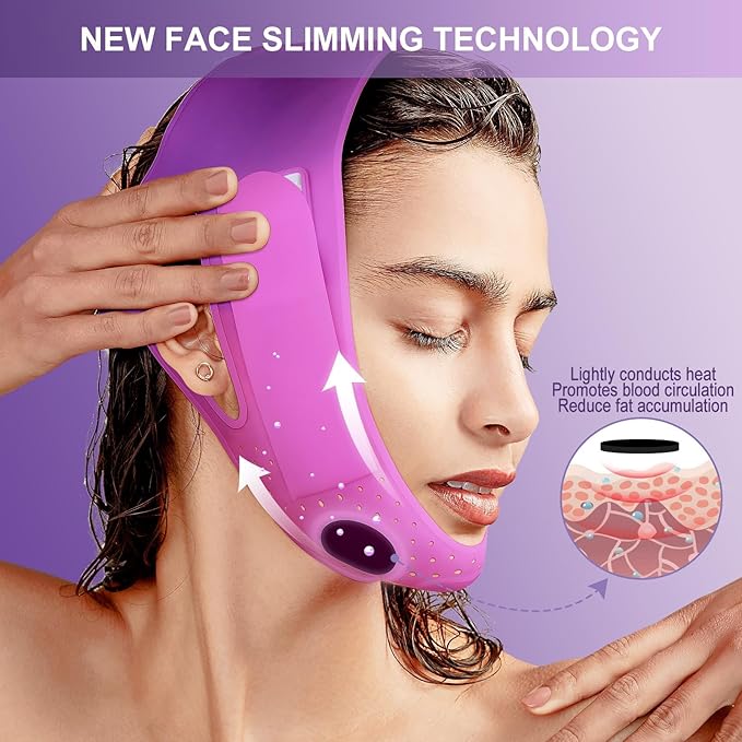 V-Line Mask Chin Up Mask V Shaped Face Mask Chin strap, Soft Silicone Chin Strap V Line Lifting Mask for Women,Jaw Exerciser