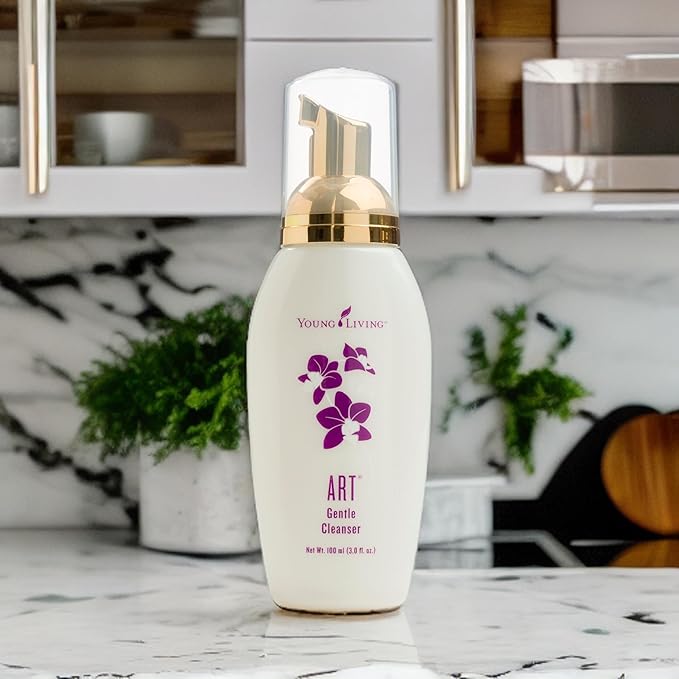 Young Living ART Gentle Cleanser - Skin-Loving Face Wash for a Radiant Glow - Moisturizing & Natural Moisture Barrier - Gentle Foaming with pH-Balanced Care - 3.0 fl oz