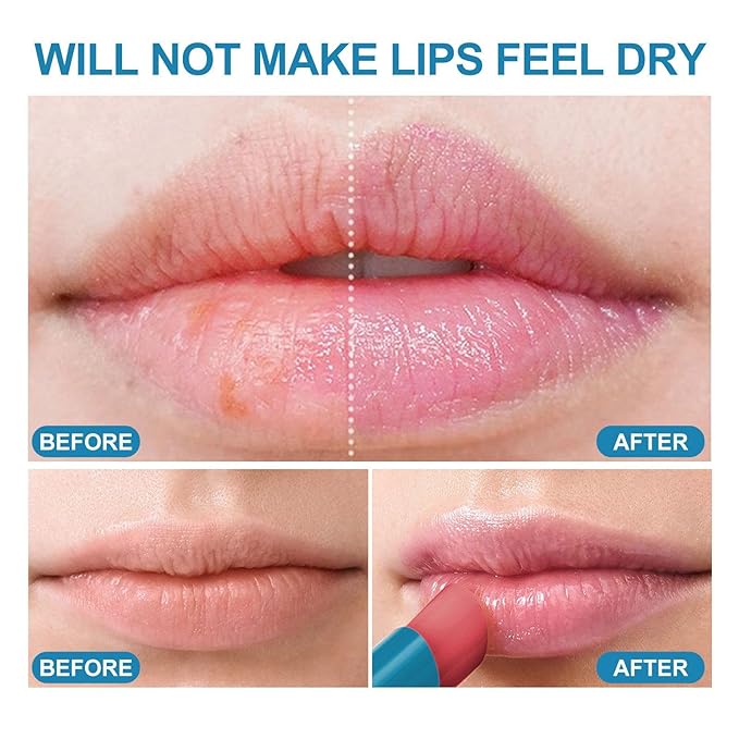 3PCS Lip Tint Hydrating, Lip Balm Hydrating, Tinted Lip Balm Moisturizing, Non-Sticky And Long-Lasting, Moisturizing,Sheer Strength Hydrating Lip Tint