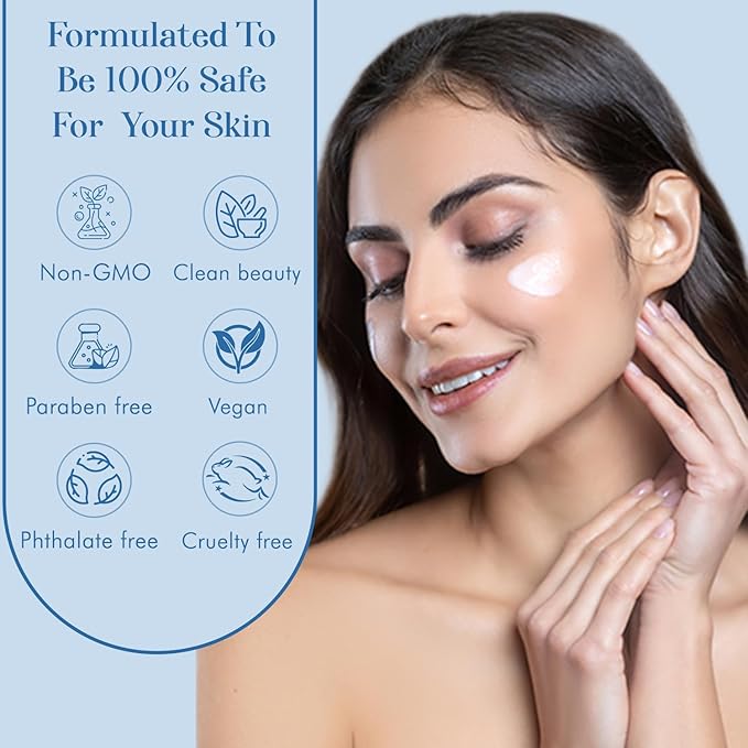 Clear Beauty Hyaluronic Acid & Retinol Face Moisturizer - Dermatologist Tested, Reduces Wrinkles, Fine Lines & Hyperpigmentation, Hydrating Cream, Cruelty-Free Korean Skin Care - All Skin Types