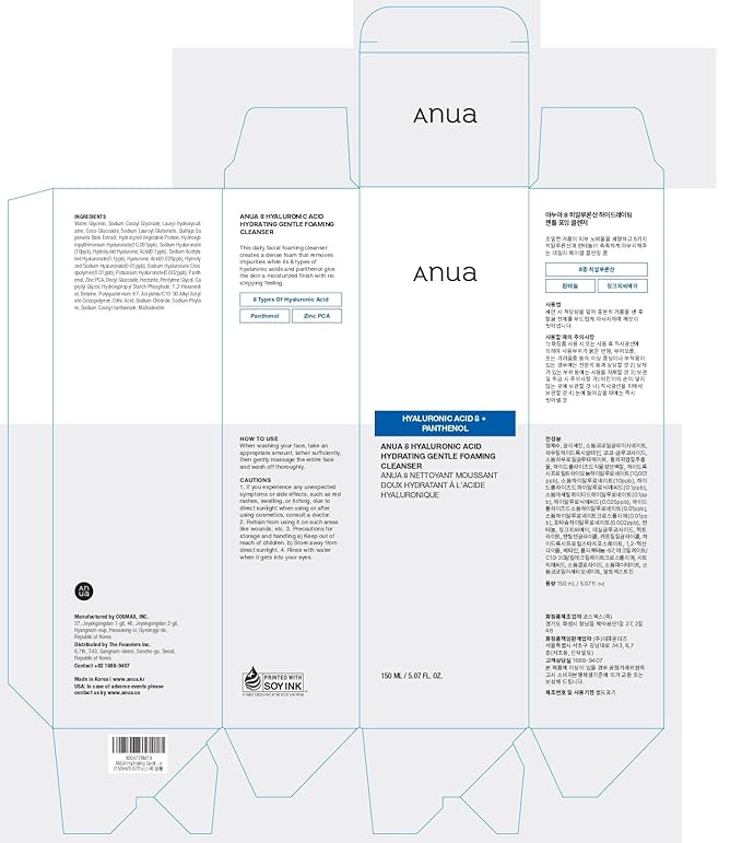 ANUA Gentle Double Cleanser Duo for Facial Cleansing : Heartleaf Pore Control Cleansing Oil Mild & Hydrating Gentle Foaming Cleanser for Double Cleansing, Daily Facial Cleanser, Korean Skincare