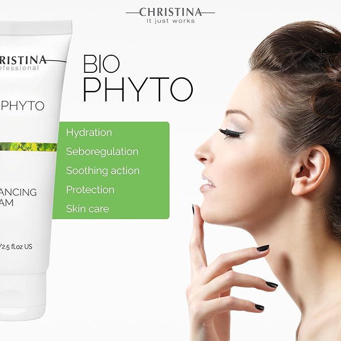 '-CHRISTINA- Bio Phyto Balancing Cream, 75ml and Alluring Serum, 300ml | For All Skin Types