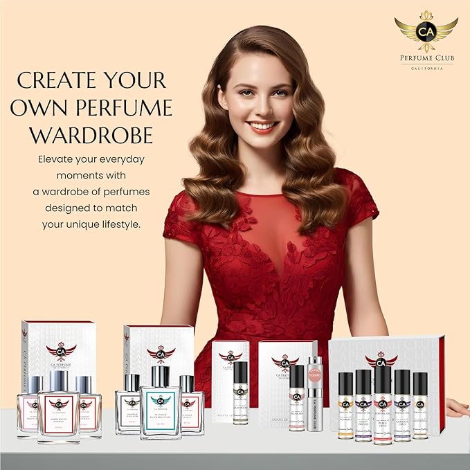 CA Perfume Club Impression of Jasmin Rouge For Women Replica Fragrance Body Oil Dupes Parfums 0.3 Fl Oz/10ml-X1