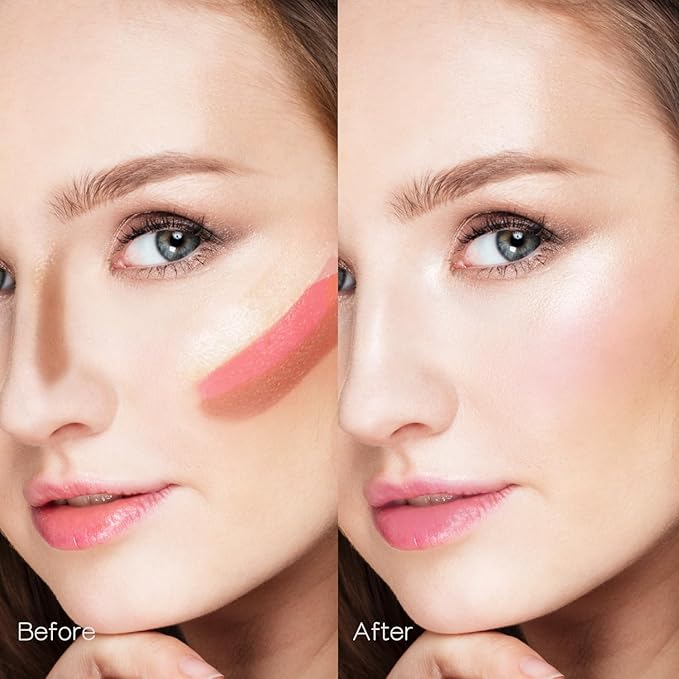 Trio Contour Sticks Set, Highlighter Stick & Bronzer Stick & Blush Stick For Cheek+Lip,Highlight and Contour to Create a Natural Dewy Makeup Look for Light | Set of 45g/1.6fl.oz