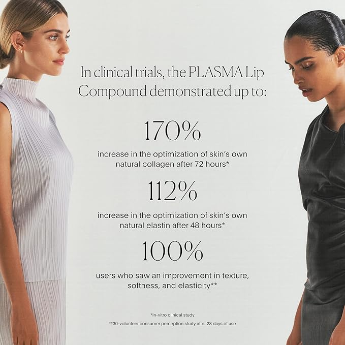 U Beauty The PLASMA Tinted Lip Compound - Anti-Aging & Anti-Wrinkle Lip Gloss, Hyaluronic Acid, Shea Butter & Peptides for Hydration & Plumping,Cassis - 15 mL