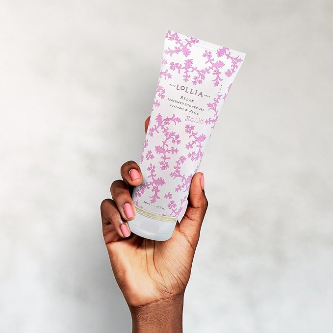 LOLLIA Shower Gel, 8 fl. oz. – In Love - Scented Shower Gel Body Wash, Shea Butter Body Wash, Bath Wash for Women, Beautiful Shower Gel, Moisturizing Body Wash