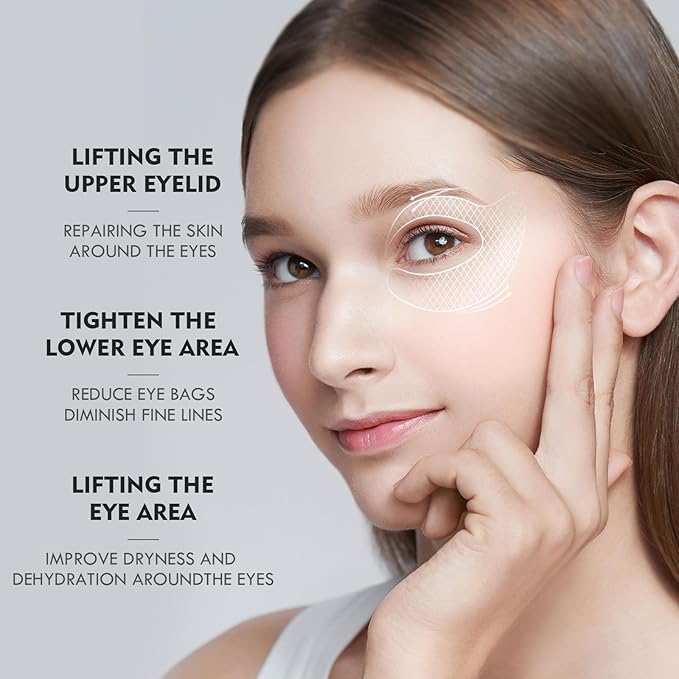 Under Eye Patches for Puffy Eyes, Dark Circles and Wrinkles, 60 Pcs Eye Masks with Rose, Snail and Green Tea Extract to Refresh Your Eye Skin (Snail Extract)