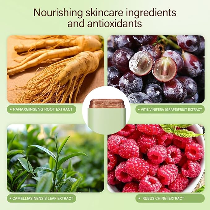 UNYOKE Soft Creamy Highlighter Blush Stick,Smooth Shimmer Bronzer Stick,Long Lasting Waterproof Blush Illuminator Luminizer,Blendable Natural Glow Makeup Cream Blush Highlight 0.6 Oz（02# Soft Glow）