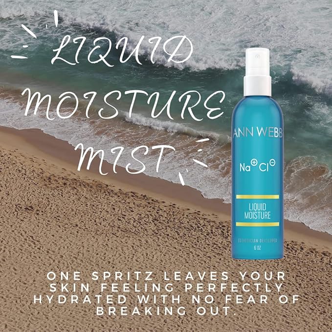 Liquid Moisture Mist - Face Mist Hydrating Spray Rejuvenates, Refreshes, Soothes & Invigorates Skin Non-Greasy Lightweight for extra hydration. Light, fresh, orange/mint scent (16oz)