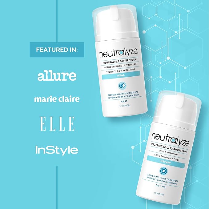 Moderate To Severe Acne Treatment Kit 2.0 (Clearing Serum & Synergyzer)