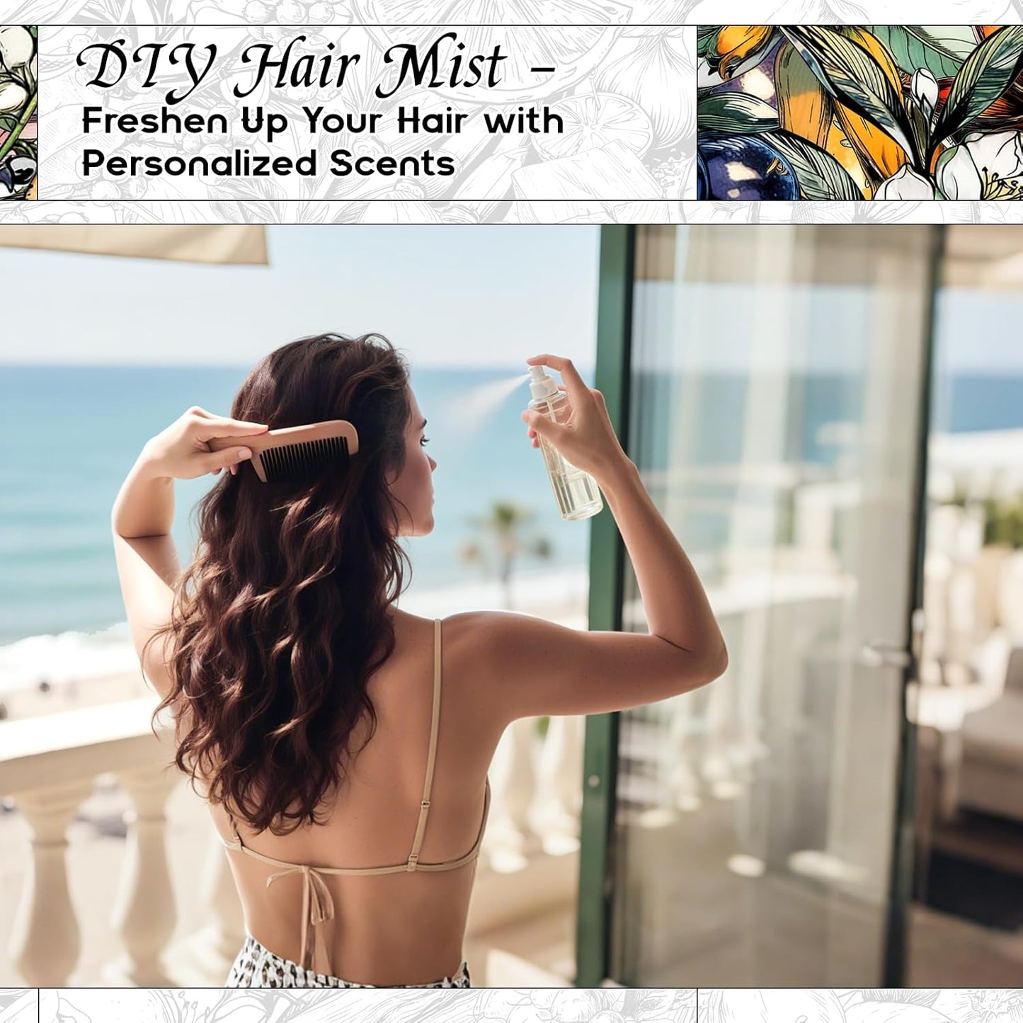 HIQILI Tide Drift Fragrance Oil for Candle, Room Spray Making, Essential Oil Diffuser, DIY Body Butter & Hair Perfume - 1 Fl Oz