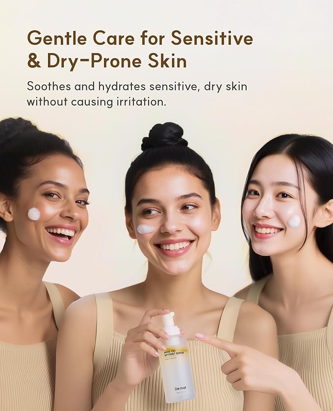 Here-Oh My First Hydrating Serum with Hyaluronic Acid | Facial Serum for Glowing Skin & Skin Barrier Repair | Korean Serum for Dry Skin & Sensitive Skin (1.69 fl oz)