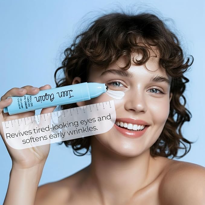 Look At Me Teen Again Roll-On Firming Eye Cream, Anti-Aging Line Smoothing Skin Care Treatment, Wrinkle Care, Cruelty Free, for Women and Men 0.54 fl. oz, 16ml