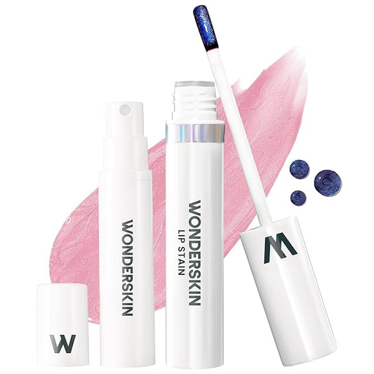 Wonderskin Wonder Blading All Day Lip Stain Peel Off Masque and Kit - Long Lasting, Waterproof Pink Lip Tint, Transfer Proof Natural Makeup Stain Kit (Beautiful)