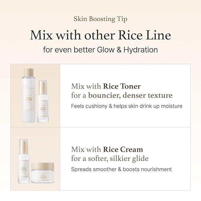 I'm from Rice Serum, Korean Fermented Rice Embryo Extract Boosts Collagen, Vitality, Radiant Glowing Skin, Niacinamide, Vitality to Dull Skin, Nourishing, Moisturizing