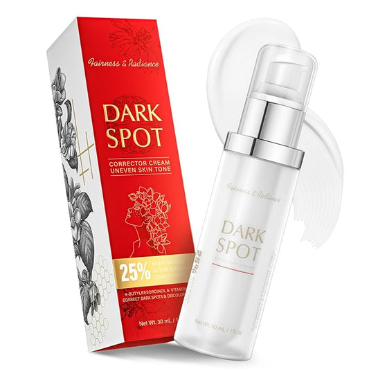 Dark Spot Remover for Face and Body, Corrector Cream, Sun and Age Spot Treatment, Rapid Tone Repair Retinol (1 Fl Oz)
