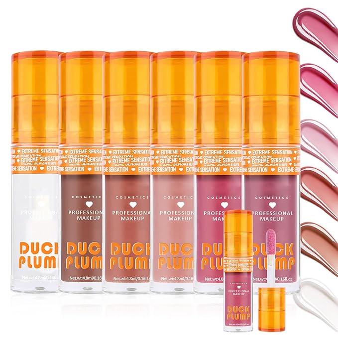 Super Lustrous Lip Oil, Non-Sticky, Hydrating, Hypoallergenic, Waterproof, High Shine Finish (06# Deep Berry)