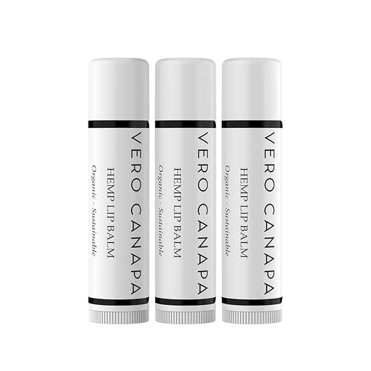 Natural Organic Hemp Lip Balm with SPF - 3 Pack | Lip Moisturizer |Sunscreen Lip Balm | SPF Lip Balm | Lip Care | Lip Balm Hydrating | Lip Balm Bulk | Lip Balm SPF | Lip Care Products