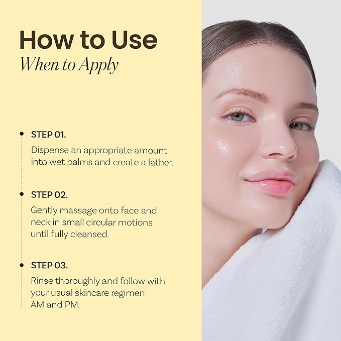 ONGREDIENTS Skin Barrier Moisture Deep Cleanser | Daily Face Wash for All Types | Centella, Peptide, AHA, LHA, Hydrating, Soothing, Pore Tightening | Vegan, Korean Skin Care 4.06 fl Oz