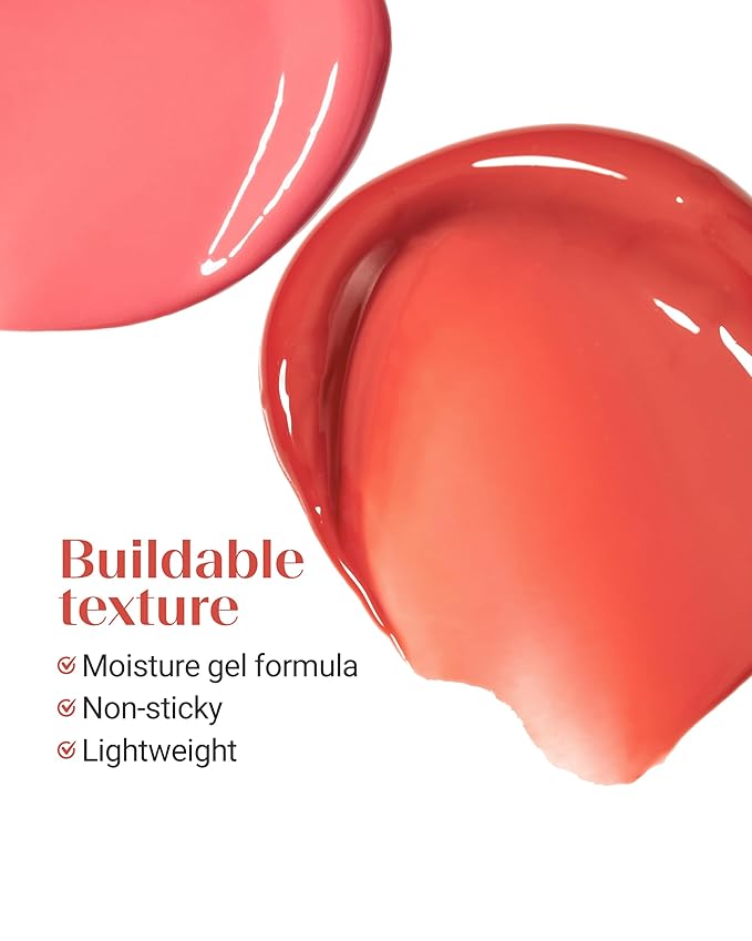 THESAEM Saemmy's Ade Shot Tint - Korean Lip Titnt, Water Gel Lip Stain with Plump Glowy Moisturizing Finish, Buildable Radiant Gloss, Long-Lasting Comfort, 0.1 fl.oz. (06 Apple Cinnamon)