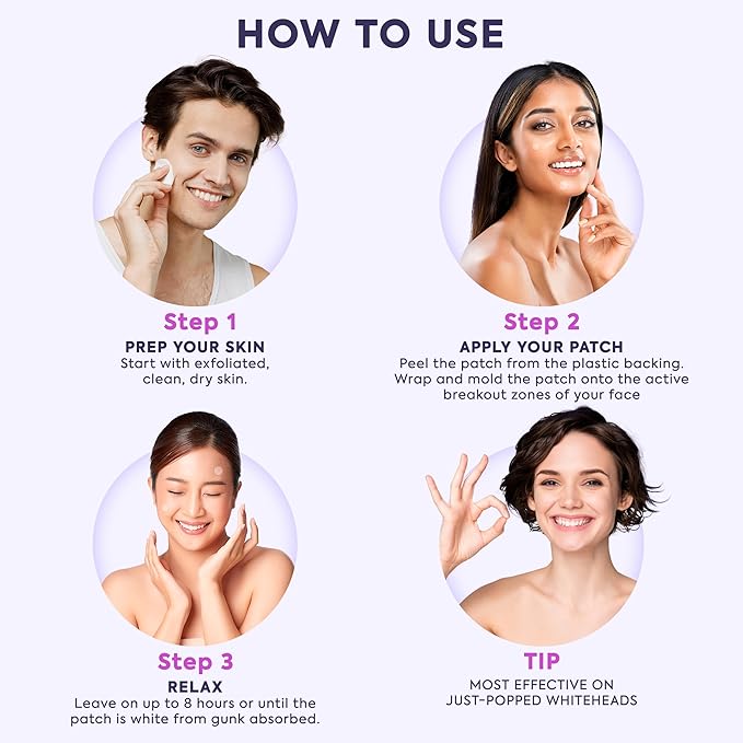 LivaClean 330 CT Pimple Patches for Face w/Salicylic Acid, Tea Tree Oil & Calendula Oil - Four Sizes - Pimple Patch, Hydrocolloid Patch, Acne Patches for Face